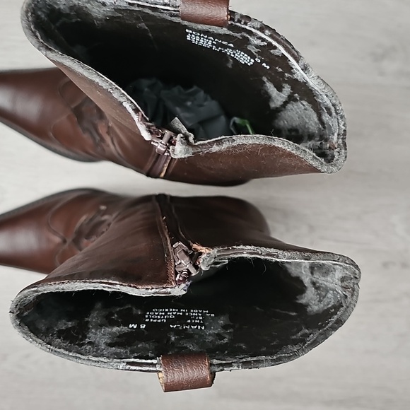 Brown Leather Western Boots size 8 - Picture 4 of 8